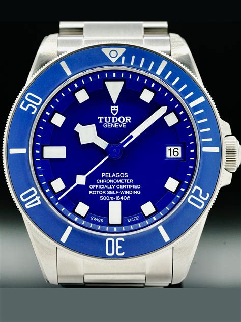 tudor 25600tb|tudor blue dial.